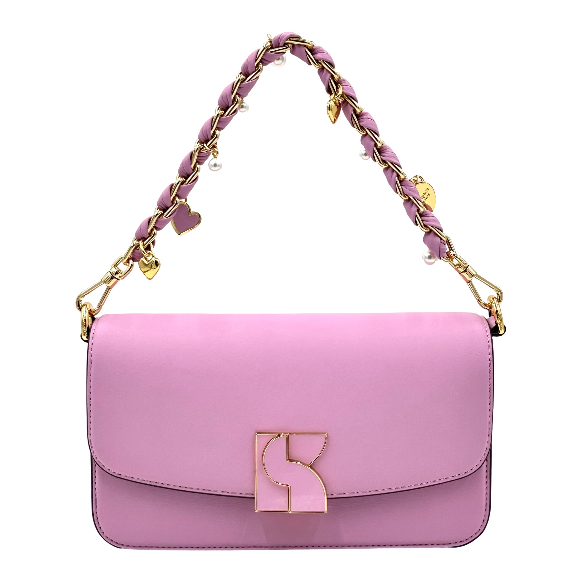 Kate Spade Dakota Heart Embellished Small Convertible Crossbody - Pink
