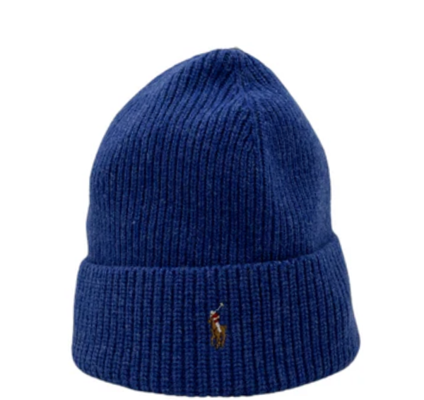 Polo Ralph Lauren Cotton Beanie - Blue