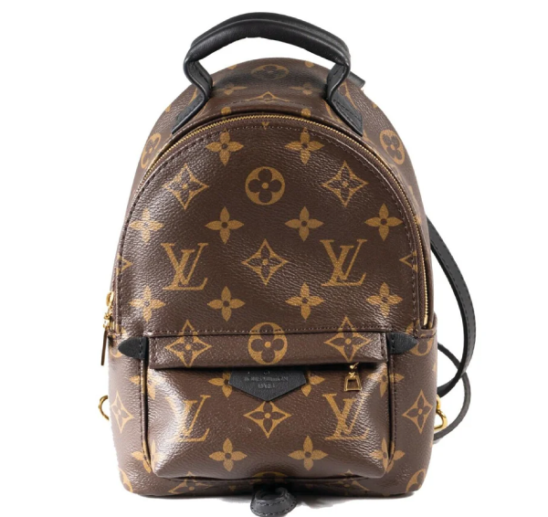 Louis Vuitton Palm Springs Backpack Mini Brown Canvas .- Pristine Condition