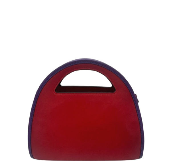 Coach Zip Dome Leather Top Handle Crossbody Bag