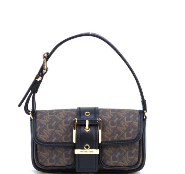 Michael Kors Colby Extra Small Pouchette - Brown/Black