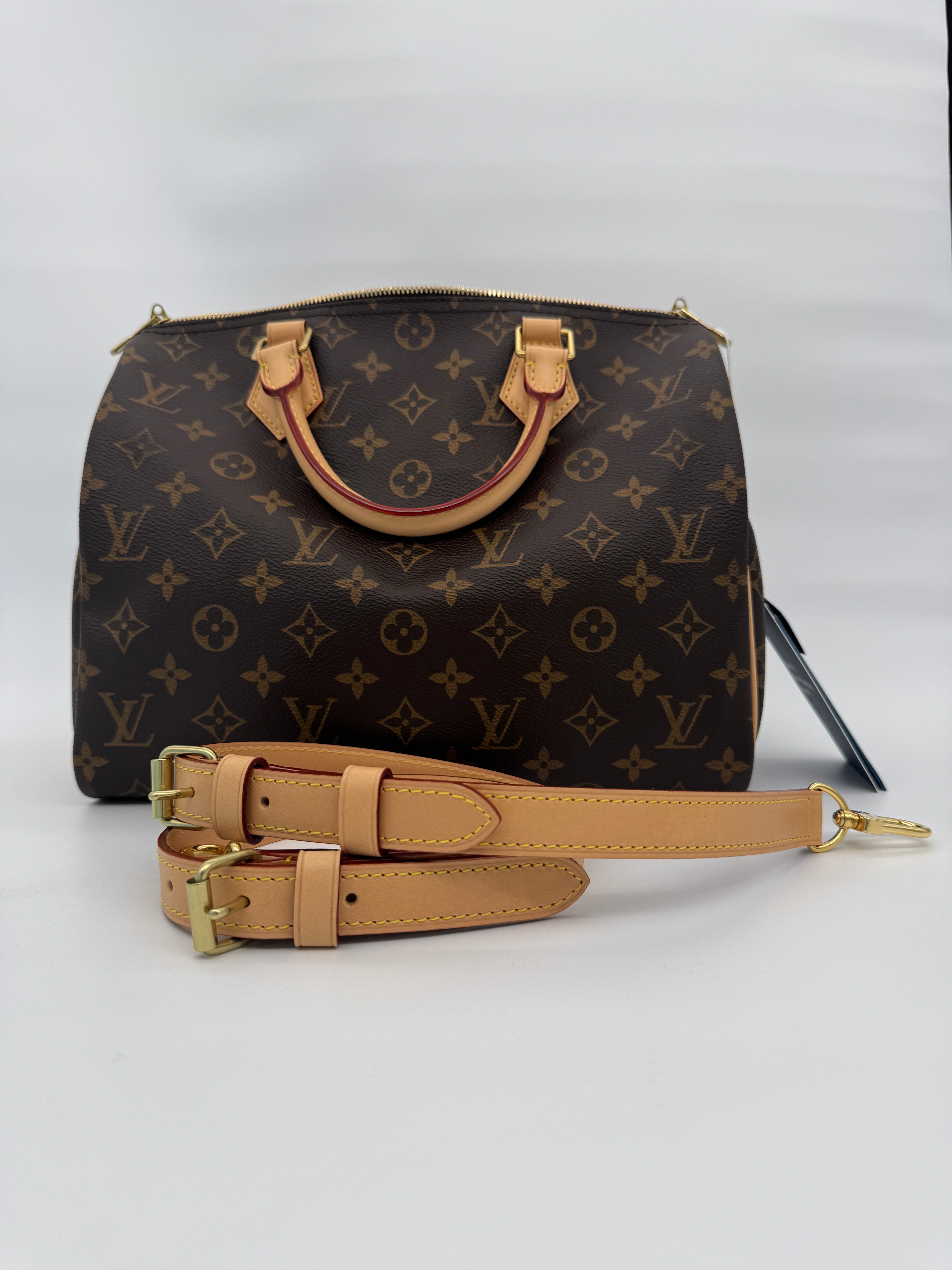 Louis Vuitton Speedy Bandoulière 30 Monogram Canvas Satchel Bag