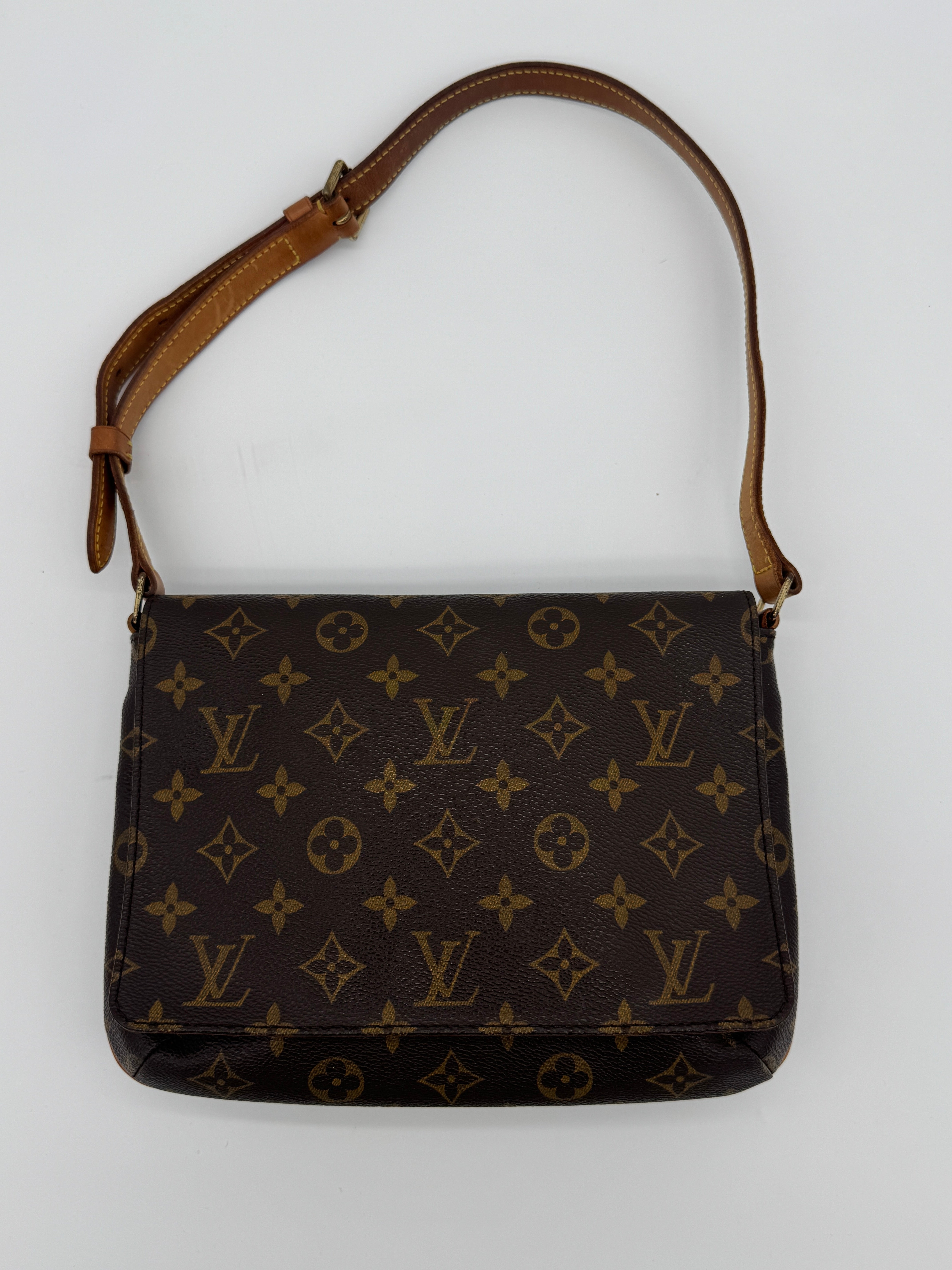Louis Vuitton Musette Tango Monogram Canvas Shoulder Bag