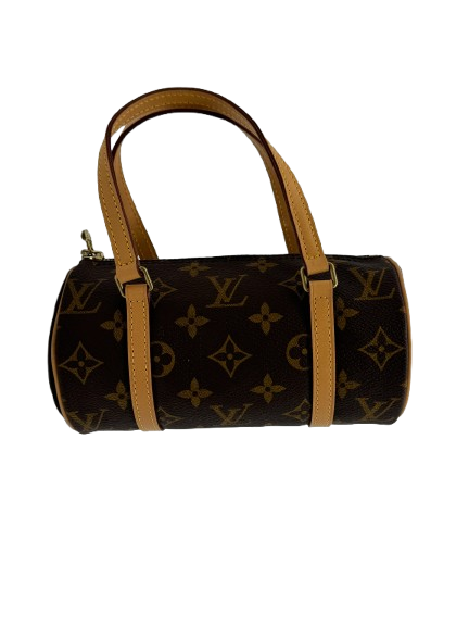 Louis Vuitton Papillon 19 Monogram Canvas Barrel Bag Top Handle Handbag