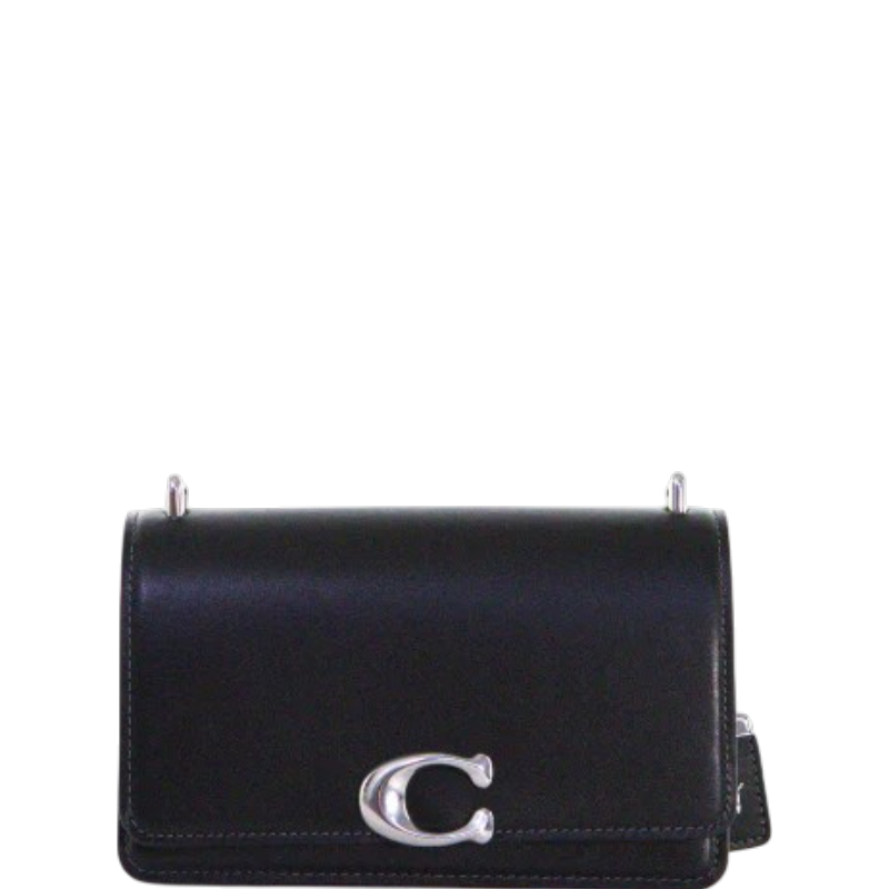 Coach Luxe Refined Calf Leather Bandit Crossbody - Black