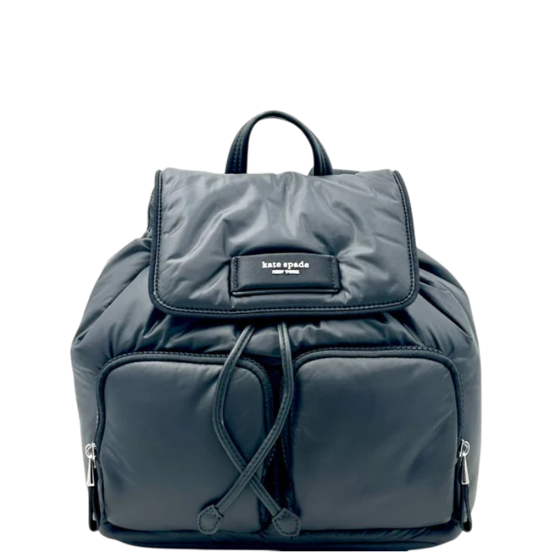 Kate Spade Puffed Puffy Backpack - Black