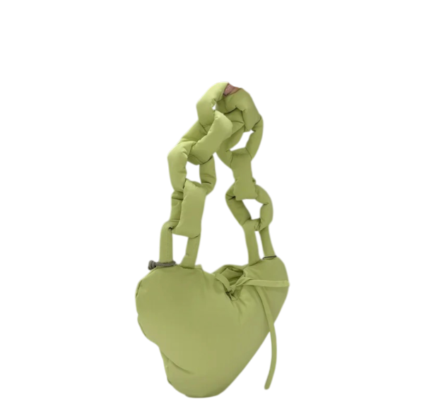 Coach Coachtopia Loop Puffy Heart Bag - Pale Lime