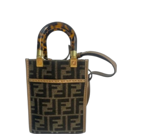Fendi Mini Sunshine Shopper Tote Bag