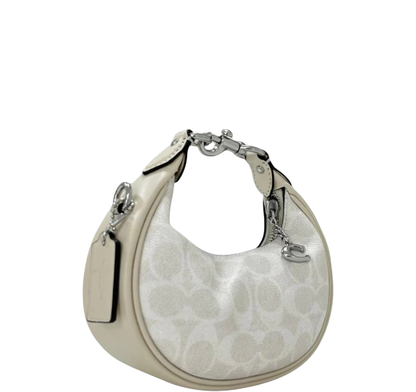 Coach Jonie Bag In Signature Canvas -Silver/White Chalk