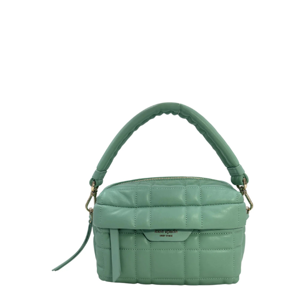Kate Spade Women's Softwhere Quilted Leather Small Convertible Crossbody Clutch - Green