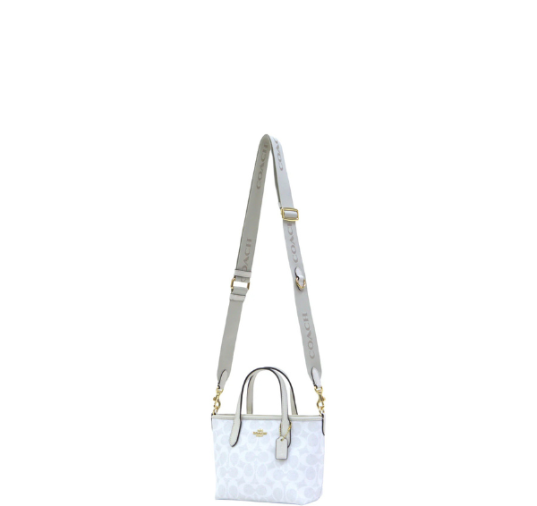 Coach City Mini Tote Signature Canvas - White/Chalk