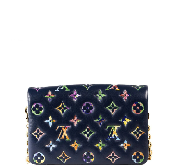 Louis Vuitton Monogram Garden Pochette Coussin - Navy Blue