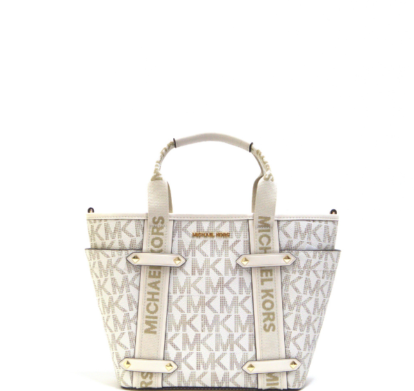 Michael Kors Maeve Small Open Tote - Vanilla Multi