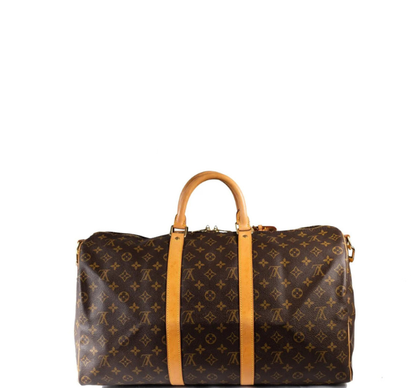 Louis Vuitton Keepall Bandoulière 50 Monogram Canvas Travel Bag