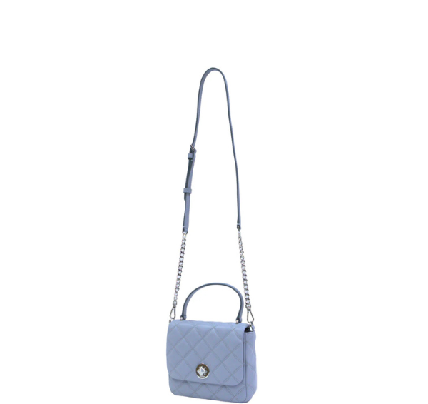 Kate Spade Natalia Quilted Square Leather Crossbody Bag - Brushed Steel