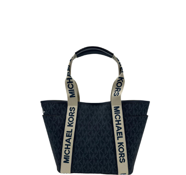 Michael Kors Maeve Large Open Tote Bag - Admiral/Pale Blue
