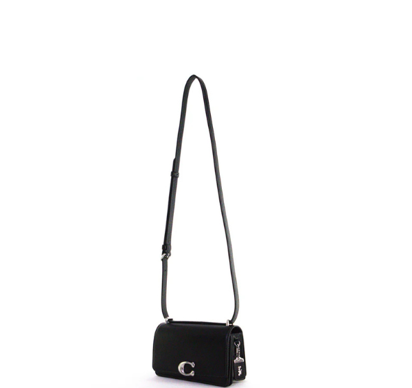 Coach Luxe Refined Calf Leather Bandit Crossbody - Black