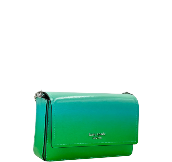 Kate Spade Morgan Ombre Flap Chain Wallet - Mint Liqueur Multi