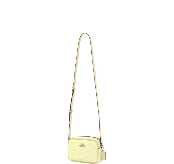 Coach Mini Jamie In Signature Canvas - Hay