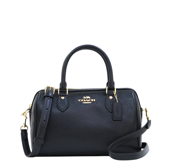 Coach Rowan Satchel Bag - Black