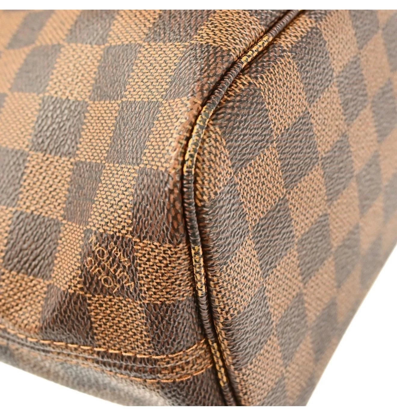 Louis Vuitton Neverfull PM Damier Ebene Canvas Tote Bag